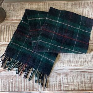 Johnstons Of Elgin Made Scotland 100% Lambswool Scarf Fringed